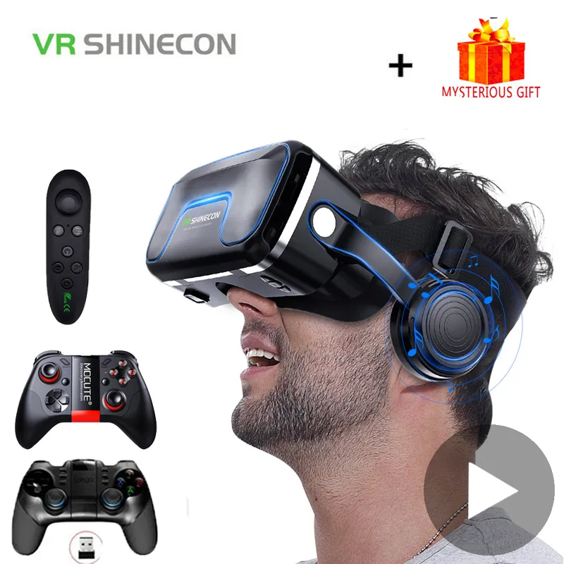Vr Headset Pc - VR Shinecon 10.0 Helm 3D Brille