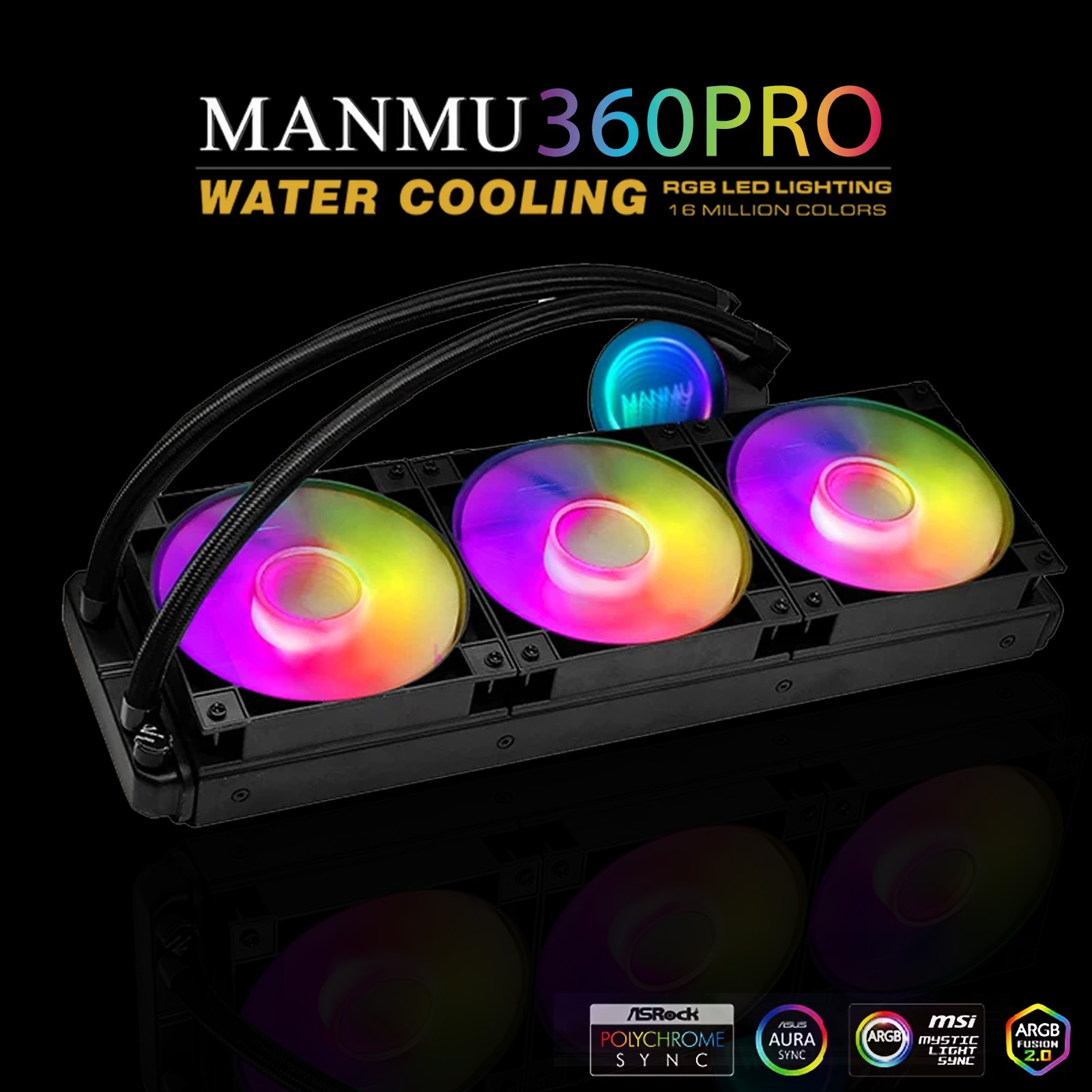 Pc Water Cooling - MANMU 360mm CPU-Wasserkühler AM4 CPU-Wasserkühler PC-Kühlung