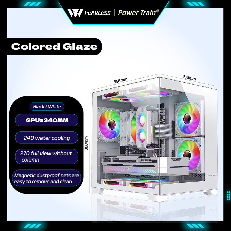 Power Train Farbglasur MATX Ge – Pc Gaming Liquid Bewertung und Preis