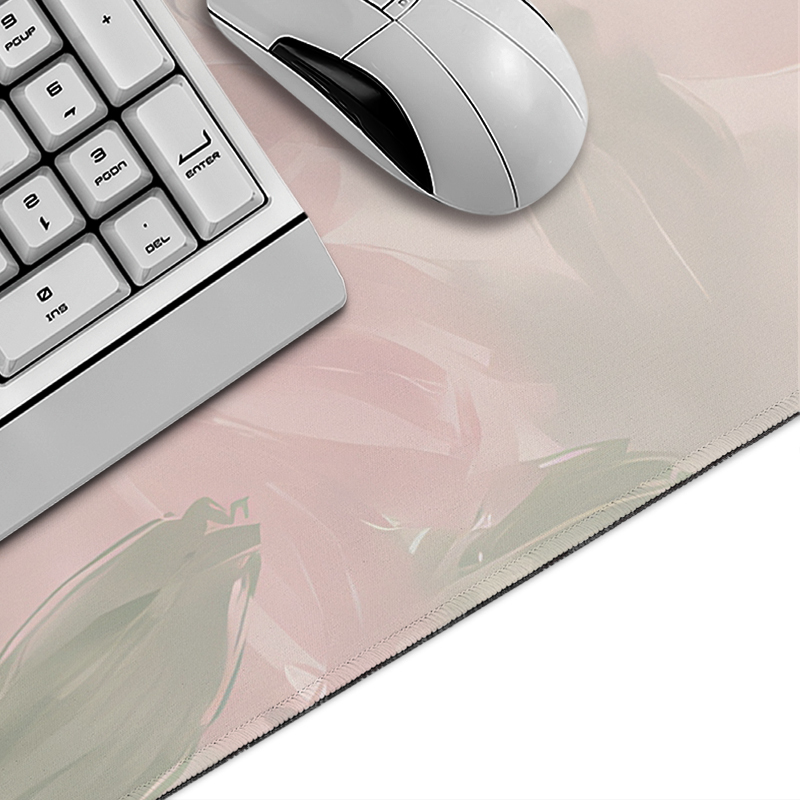 Pink Sakura Aquarell-Mauspad,  – Pc Gaming Pink Bewertung und Preis
