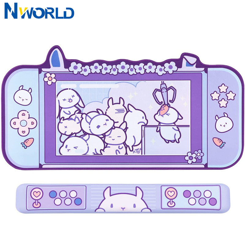 Großes Kawaii-Gaming-Mauspad,  – Pc Gaming Pink Bewertung und Preis